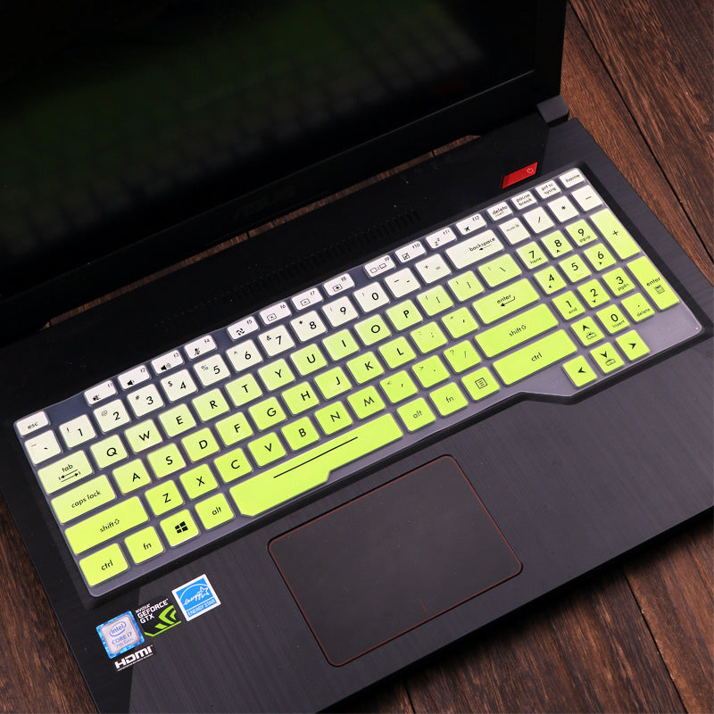 ASUS Flight Laptop Keyboard Protective Film Cover Gradient green 0 - Tophatter Daily Deals