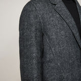 Warm Refined Men Wool Overcoat - Mid Thigh Trench Coat 3D Changing Face Moving Picture Frame - Tophatter Daily Deals