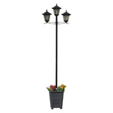 Solar Garden Triple Head Pathway Light Home & Garden > Garden Lights > In-Ground Lights - Tophatter Daily Deals