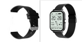 Blood Pressure Heart Rate Sleep Monitoring Sports Bracelet Black Steel set 0 - Tophatter Daily Deals