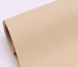 Leather Repair Patch Self Adhesive Cuttable Sofa Fix Beige Yellow 8*55in(20*138cm) - Tophatter Daily Deals