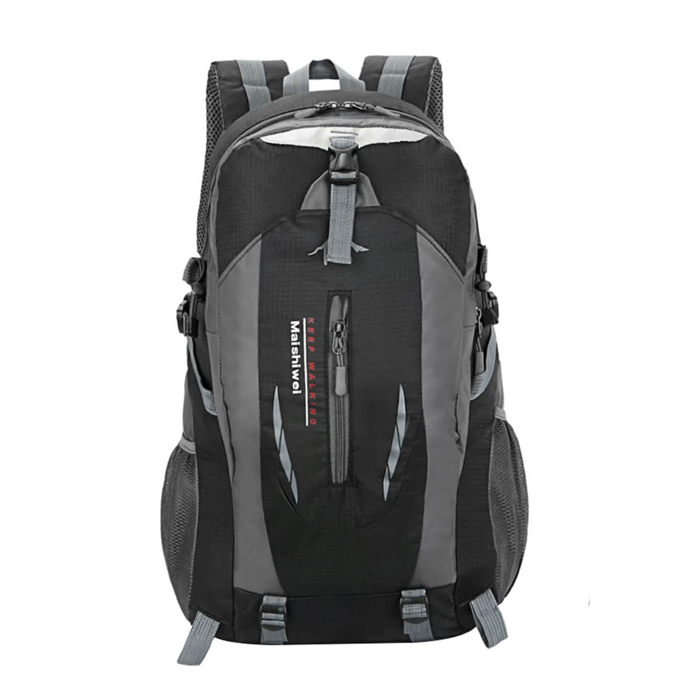 36L Outdoor Backpack Waterproof Travel Knapsack Black Handbags & Wallets - Tophatter Daily Deals