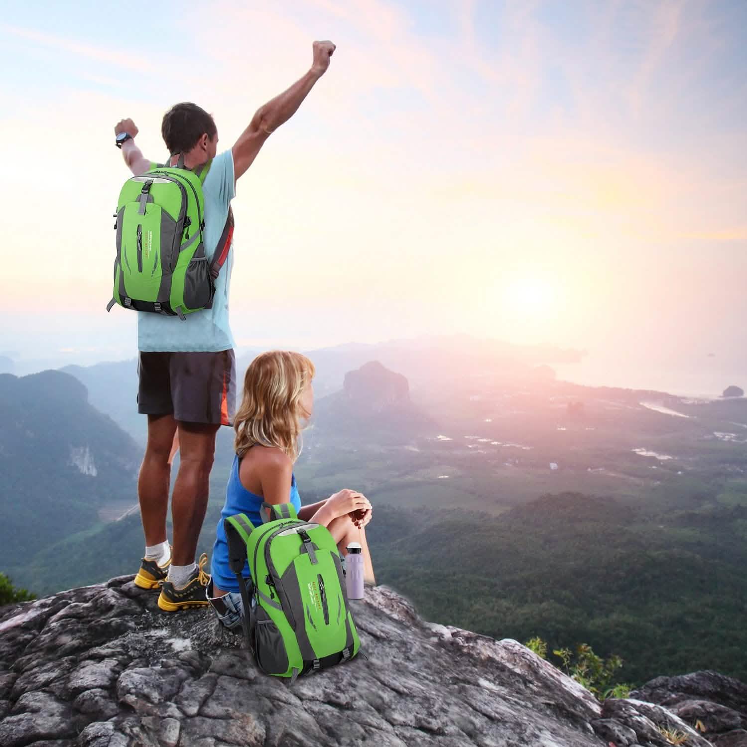 36L Outdoor Backpack Waterproof Travel Knapsack Handbags & Wallets - Tophatter Daily Deals