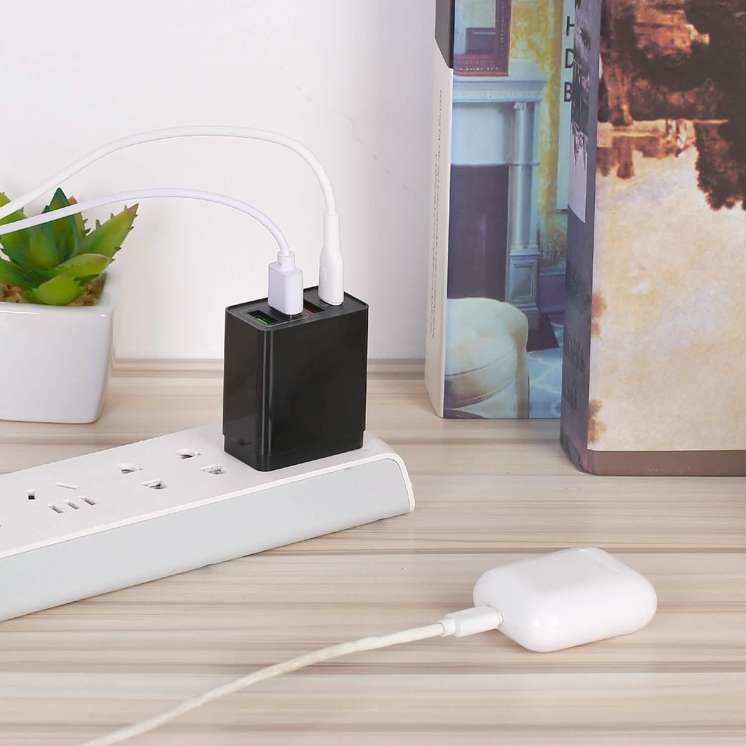 36W USB C 4-Port Fast Charger Mobile Accessories - Tophatter Daily Deals