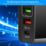 36W USB C 4-Port Fast Charger Mobile Accessories - Tophatter Daily Deals