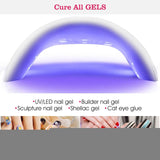 36W UV LED Lamp Nail Gel Dryer 12 LED Sensor Gel Curing Machine Beauty & Personal Care - Tophatter Daily Deals