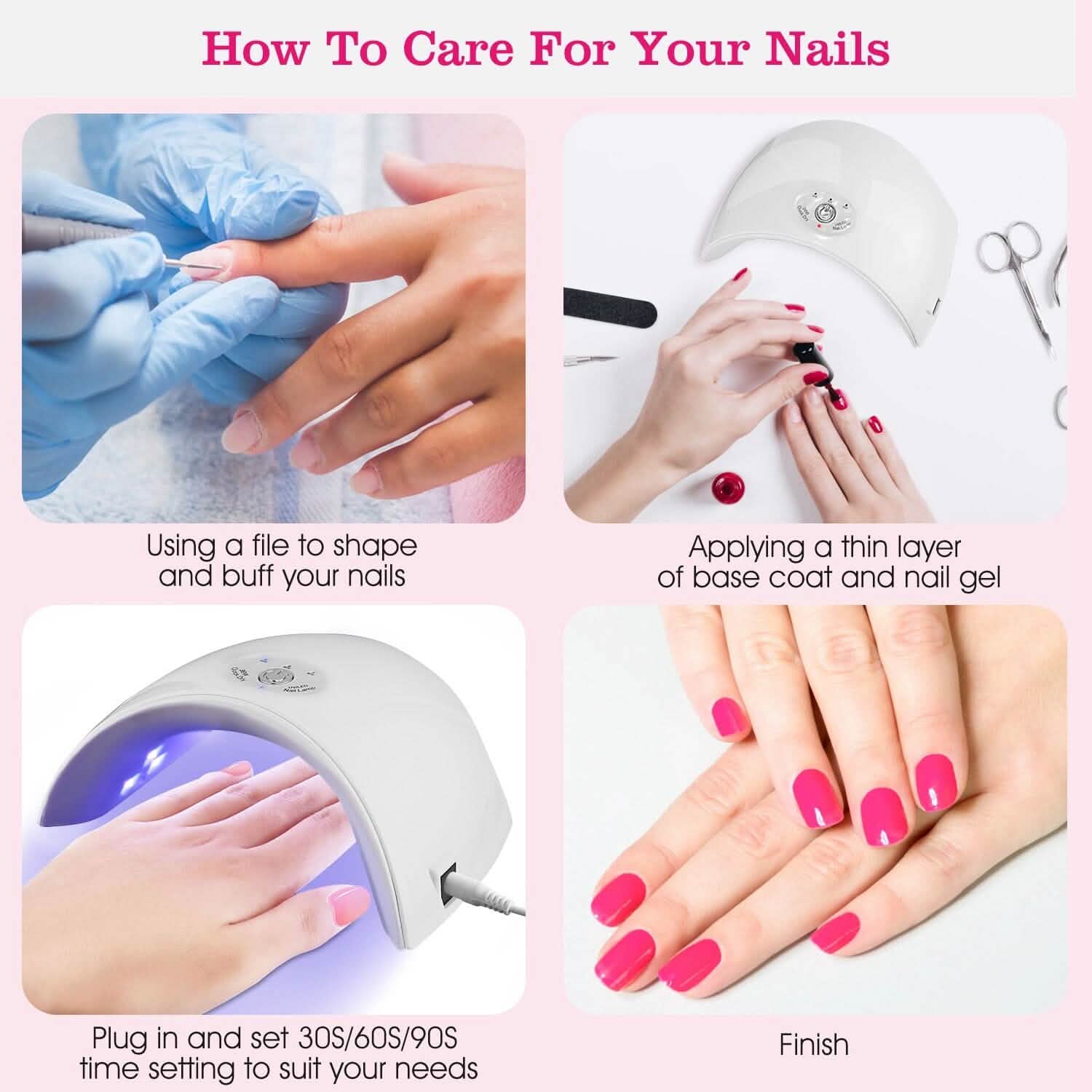 36W UV LED Lamp Nail Gel Dryer 12 LED Sensor Gel Curing Machine Beauty & Personal Care - Tophatter Daily Deals