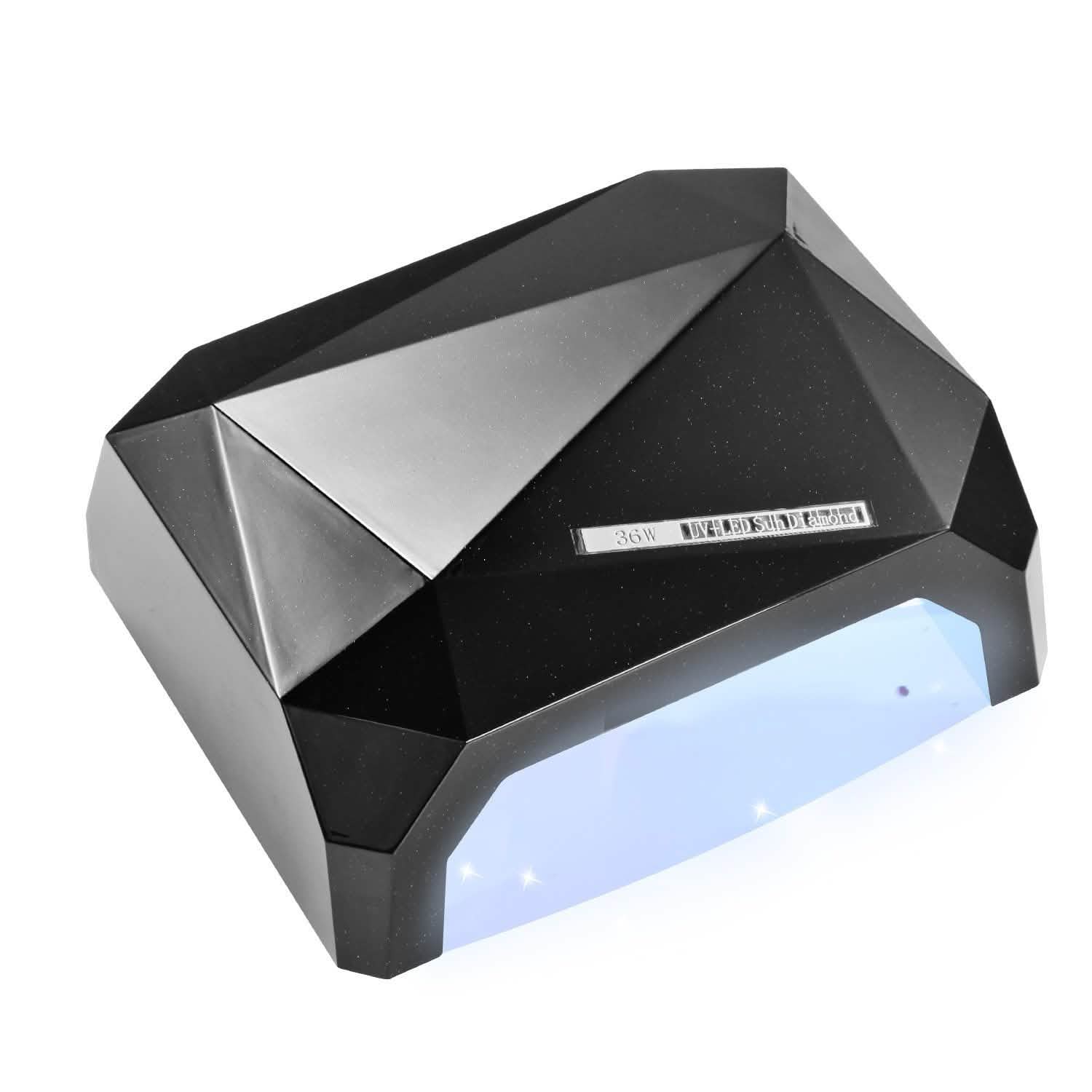 36W UV LED Lamp Nail Polish Dryer Black Beauty & Personal Care - Tophatter Daily Deals