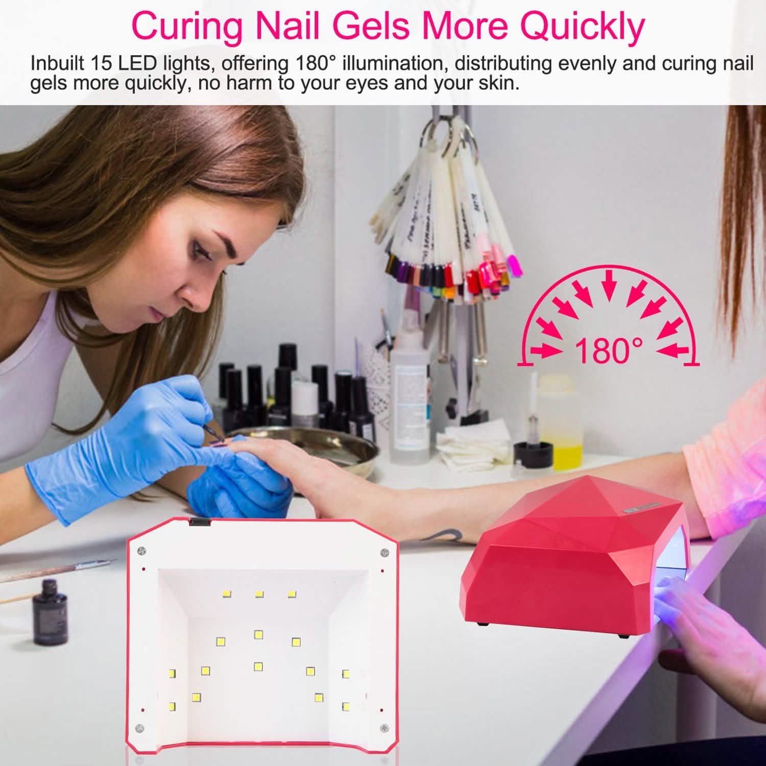 36W UV LED Lamp Nail Polish Dryer Beauty & Personal Care - Tophatter Daily Deals