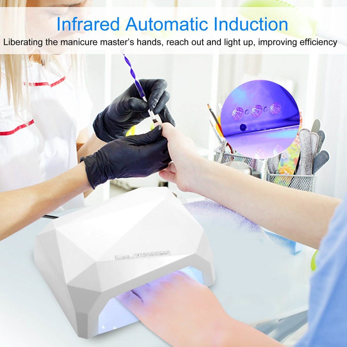 36W UV LED Lamp Nail Polish Dryer Beauty & Personal Care - Tophatter Daily Deals