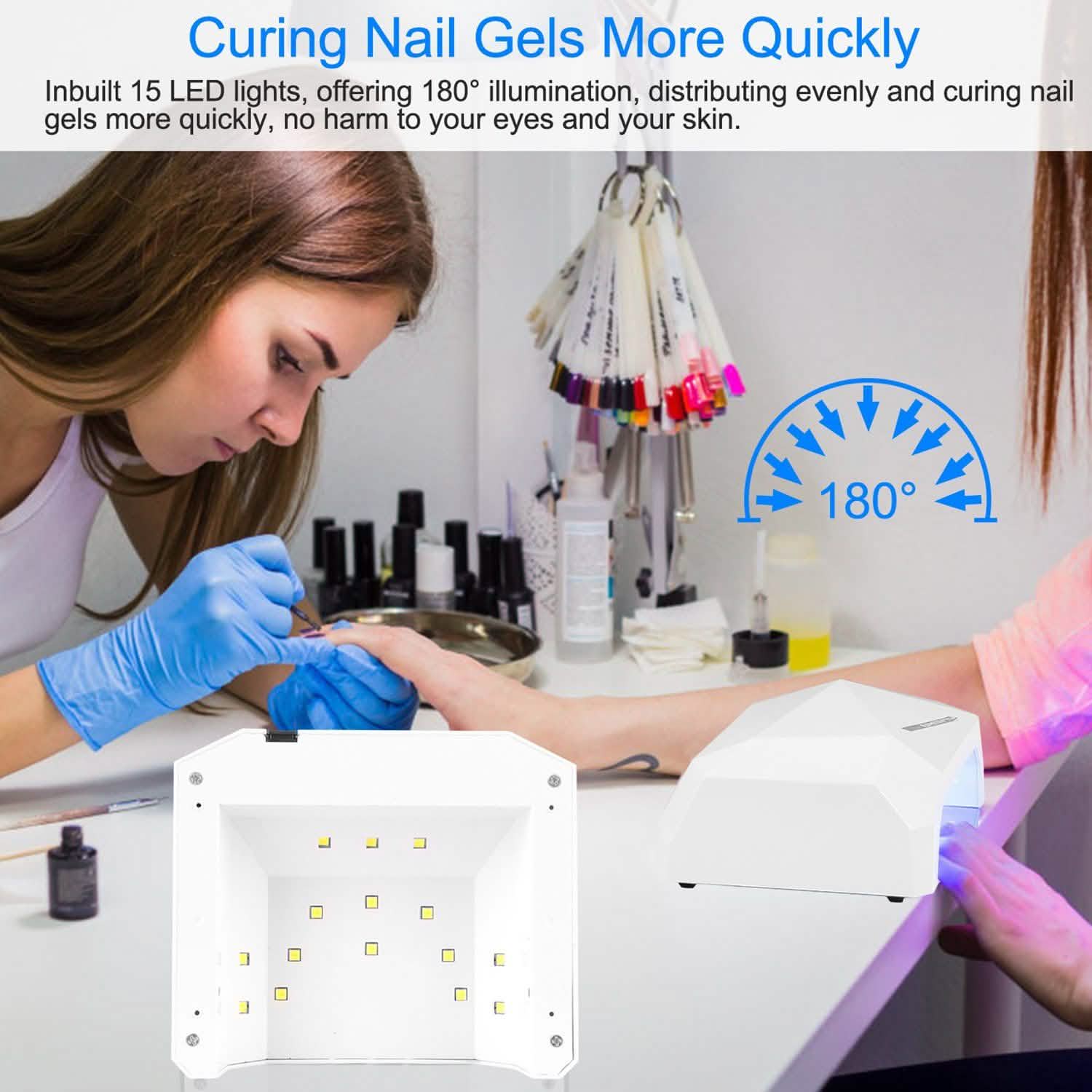 36W UV LED Lamp Nail Polish Dryer Beauty & Personal Care - Tophatter Daily Deals