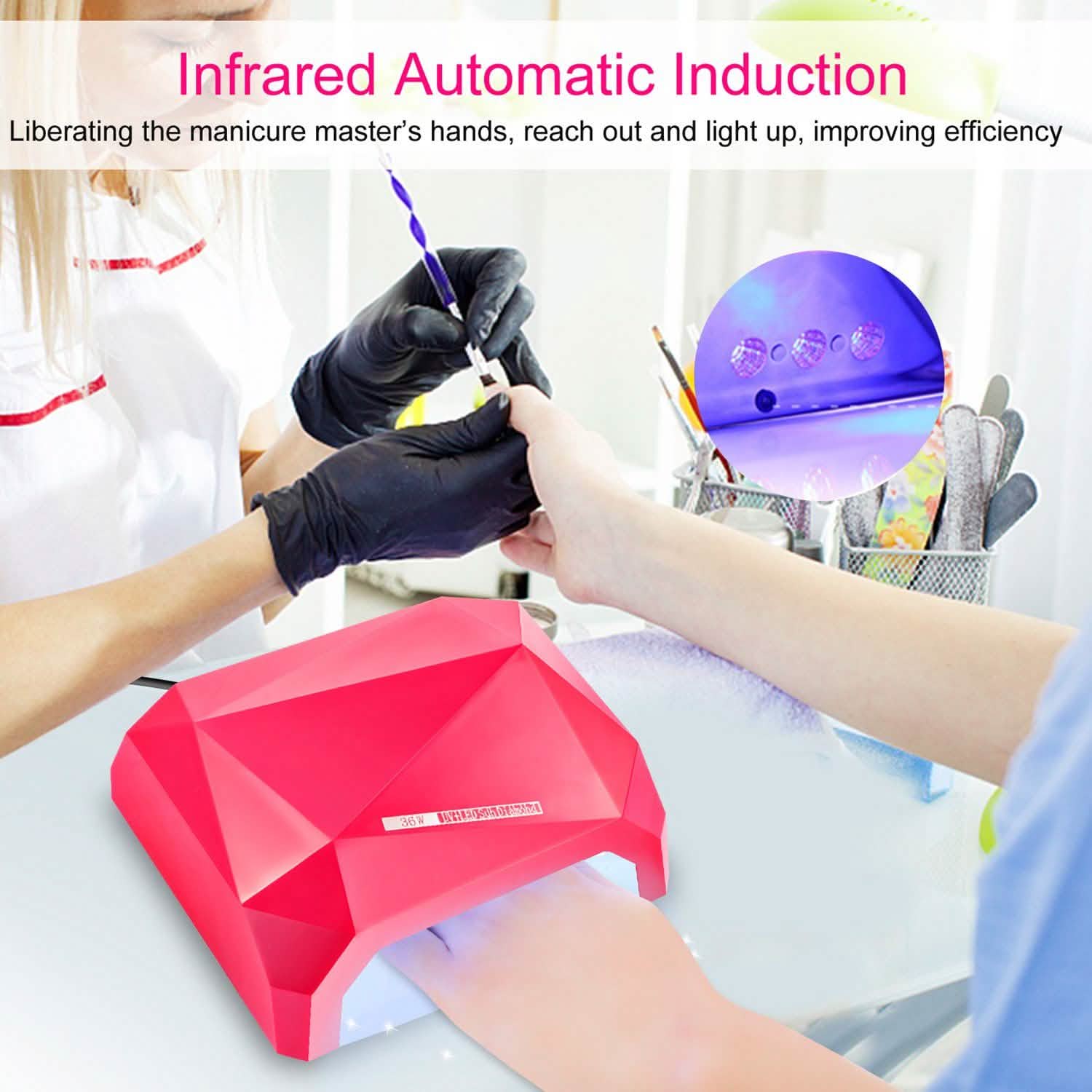 36W UV LED Lamp Nail Polish Dryer Beauty & Personal Care - Tophatter Daily Deals