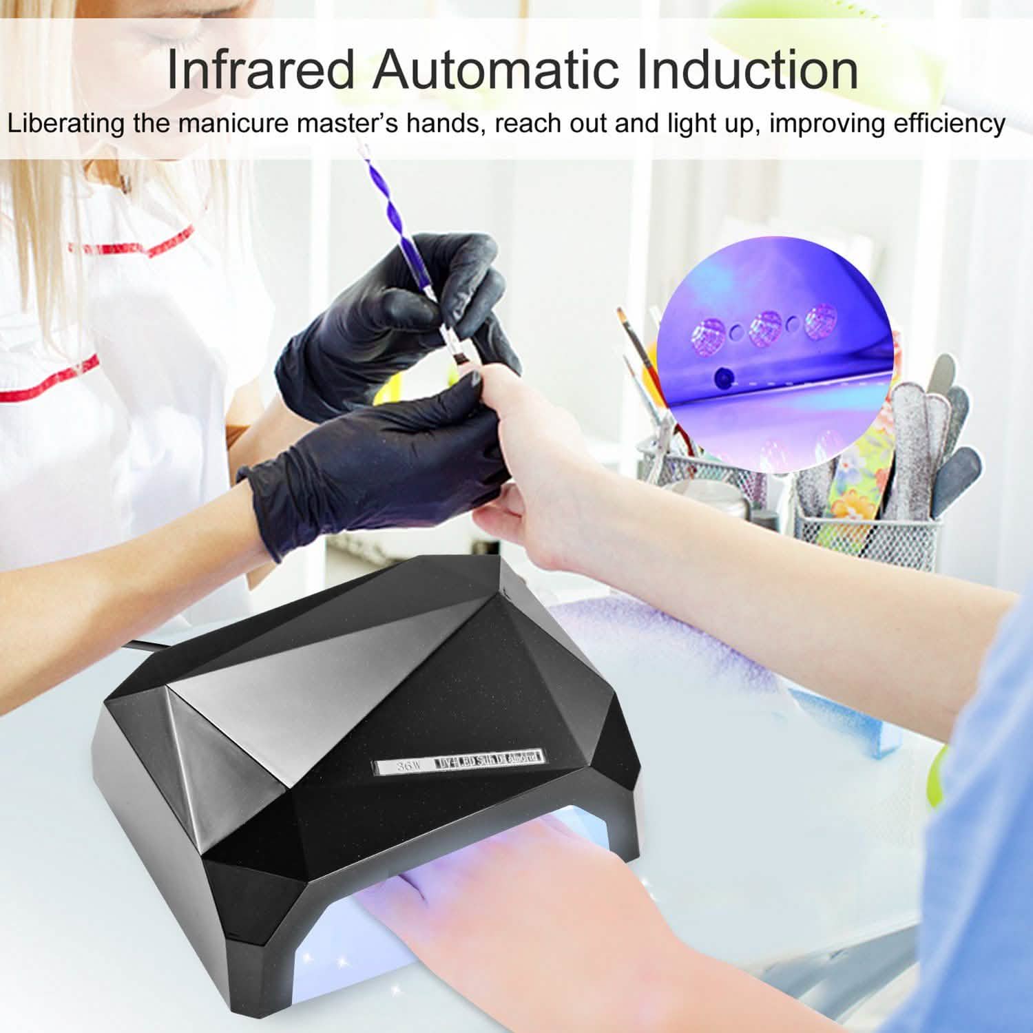 36W UV LED Lamp Nail Polish Dryer Beauty & Personal Care - Tophatter Daily Deals