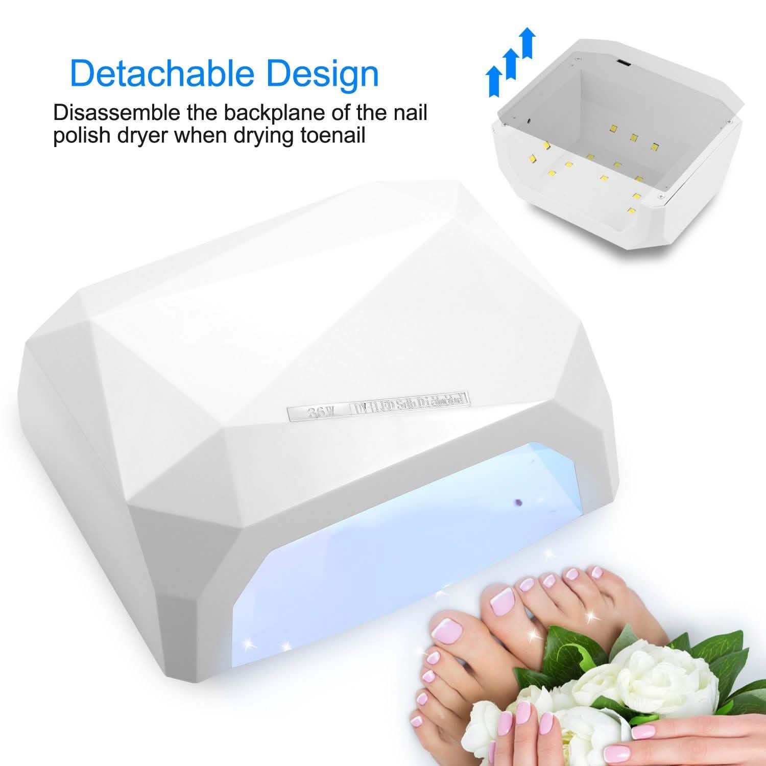 36W UV LED Lamp Nail Polish Dryer Beauty & Personal Care - Tophatter Daily Deals