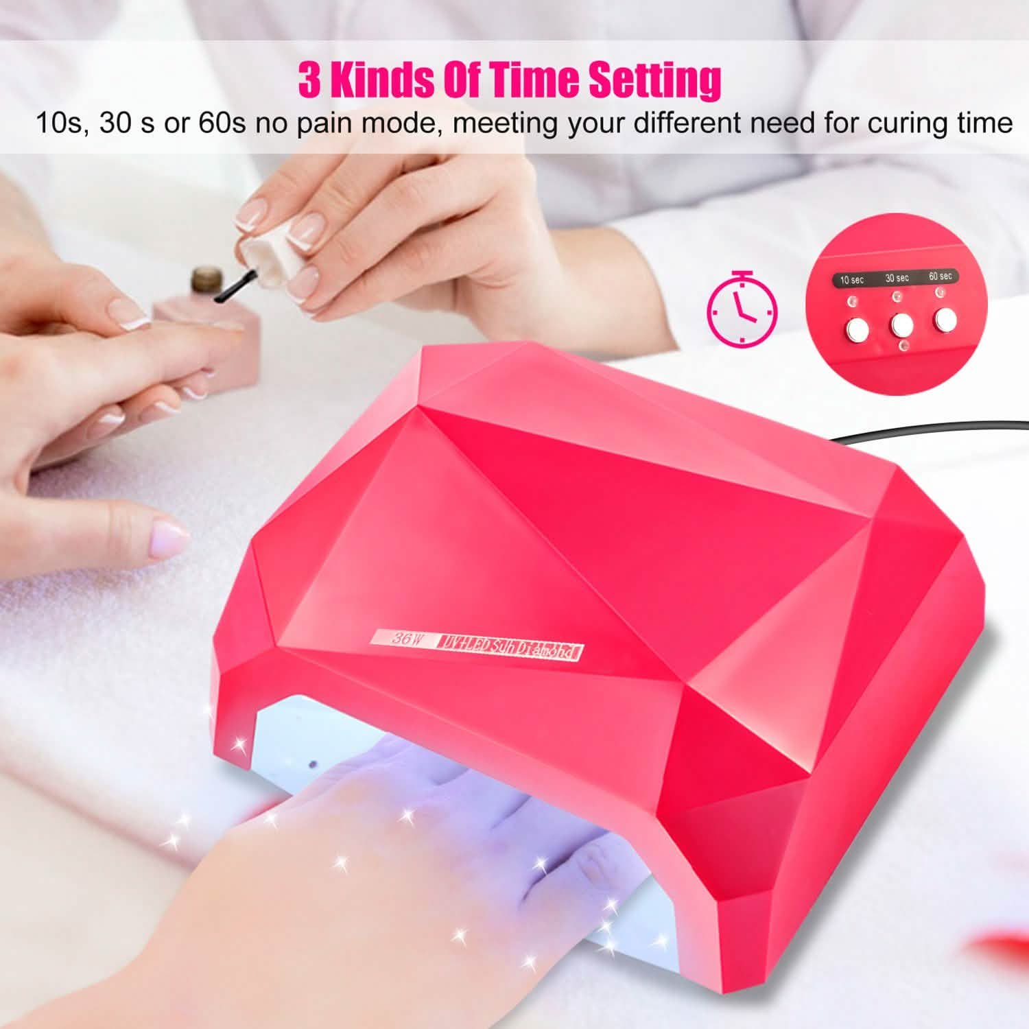 36W UV LED Lamp Nail Polish Dryer Beauty & Personal Care - Tophatter Daily Deals