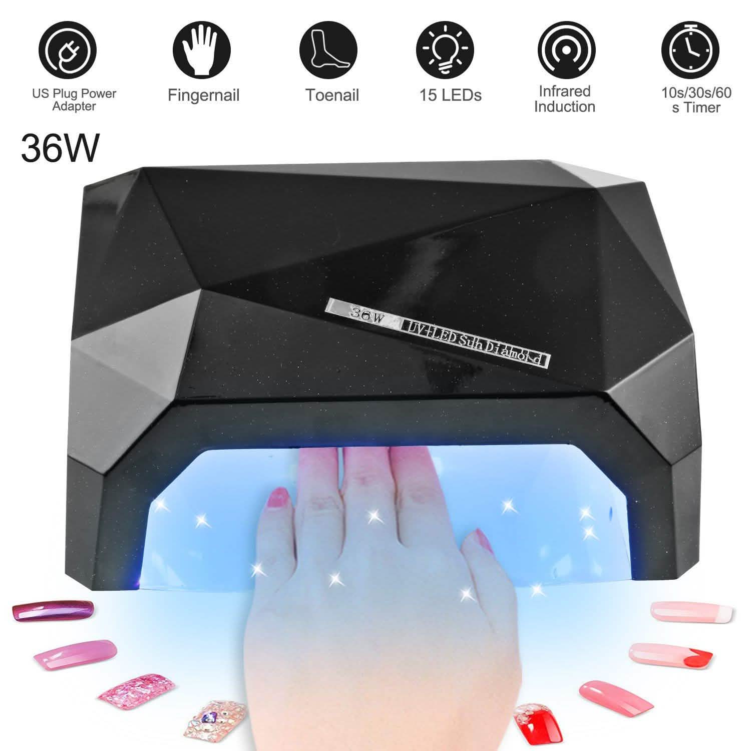 36W UV LED Lamp Nail Polish Dryer Beauty & Personal Care - Tophatter Daily Deals