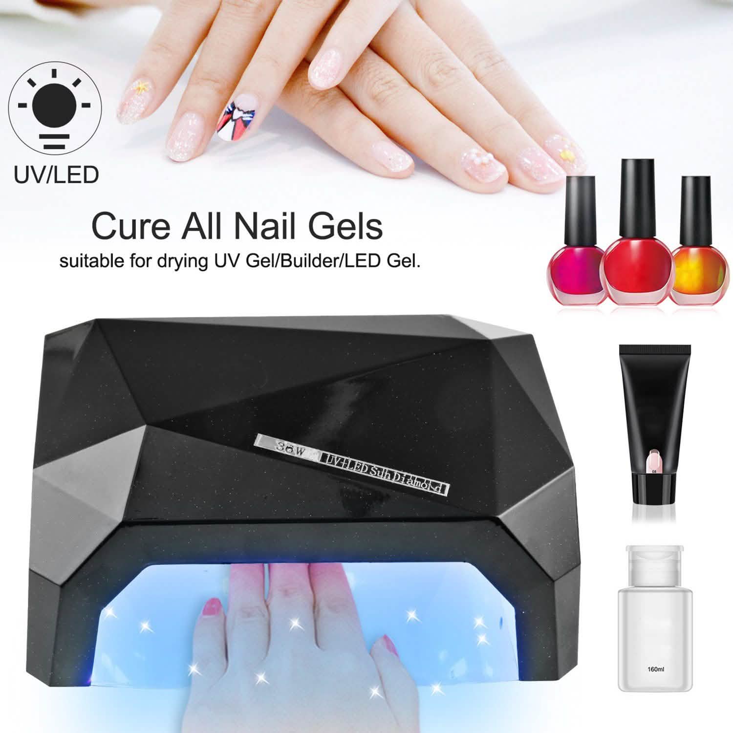 36W UV LED Lamp Nail Polish Dryer Beauty & Personal Care - Tophatter Daily Deals