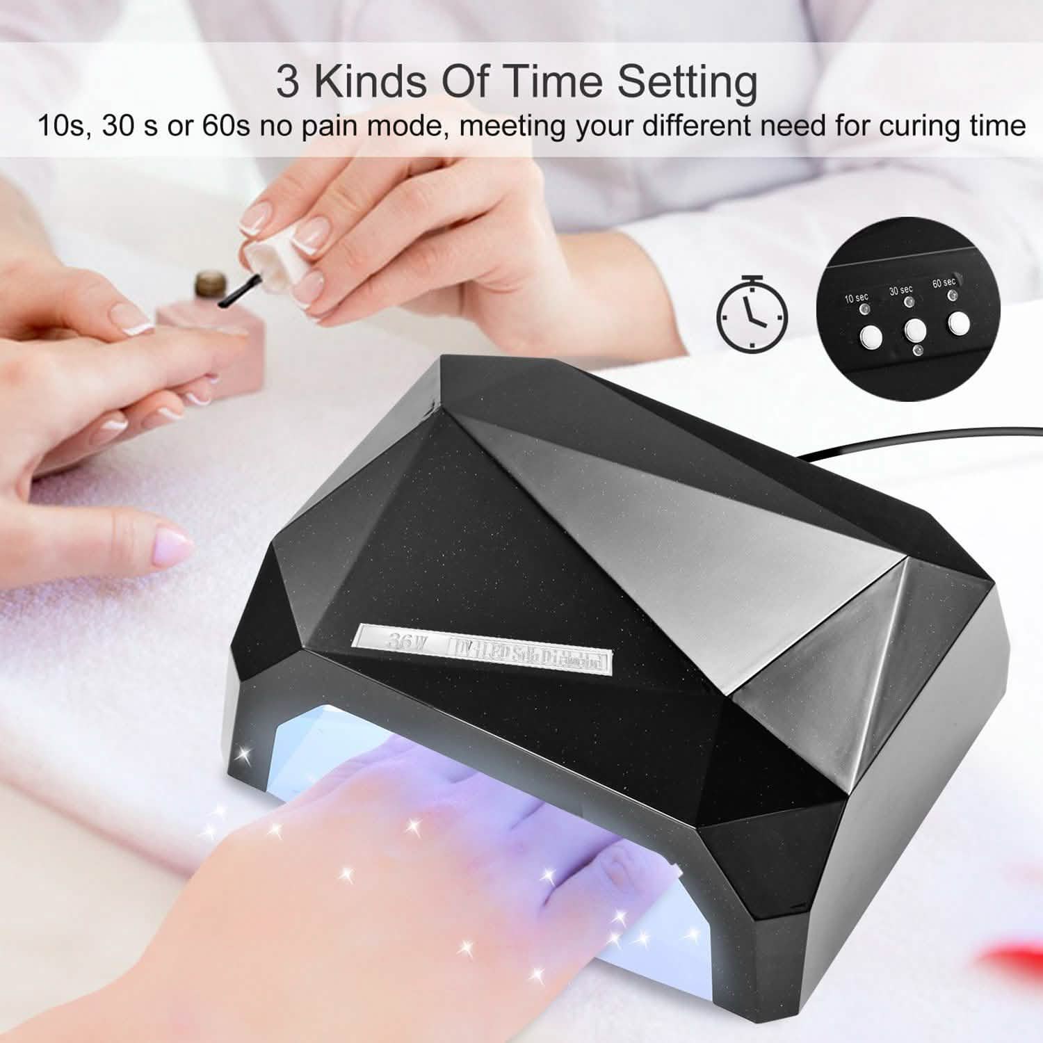 36W UV LED Lamp Nail Polish Dryer Beauty & Personal Care - Tophatter Daily Deals