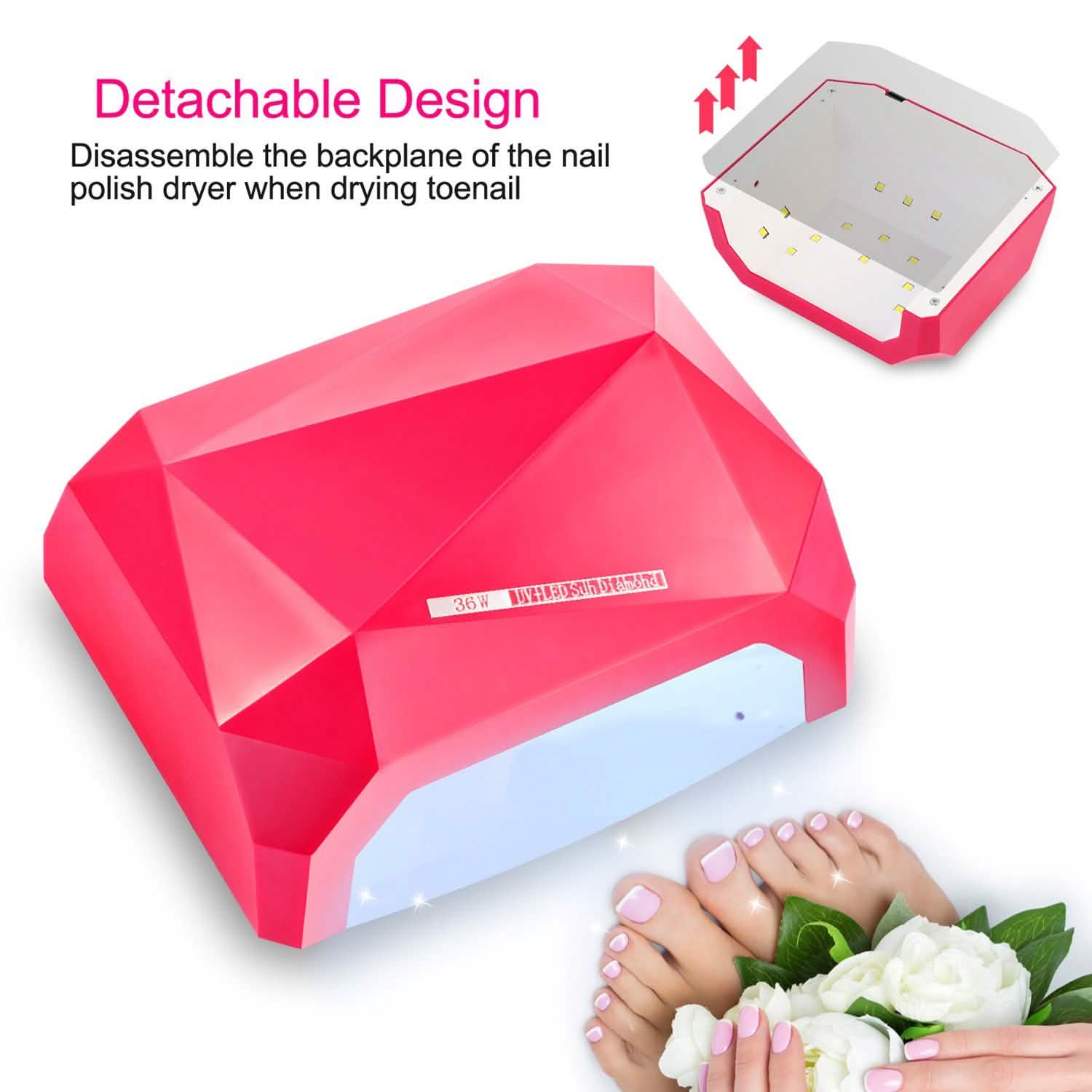 36W UV LED Lamp Nail Polish Dryer Beauty & Personal Care - Tophatter Daily Deals
