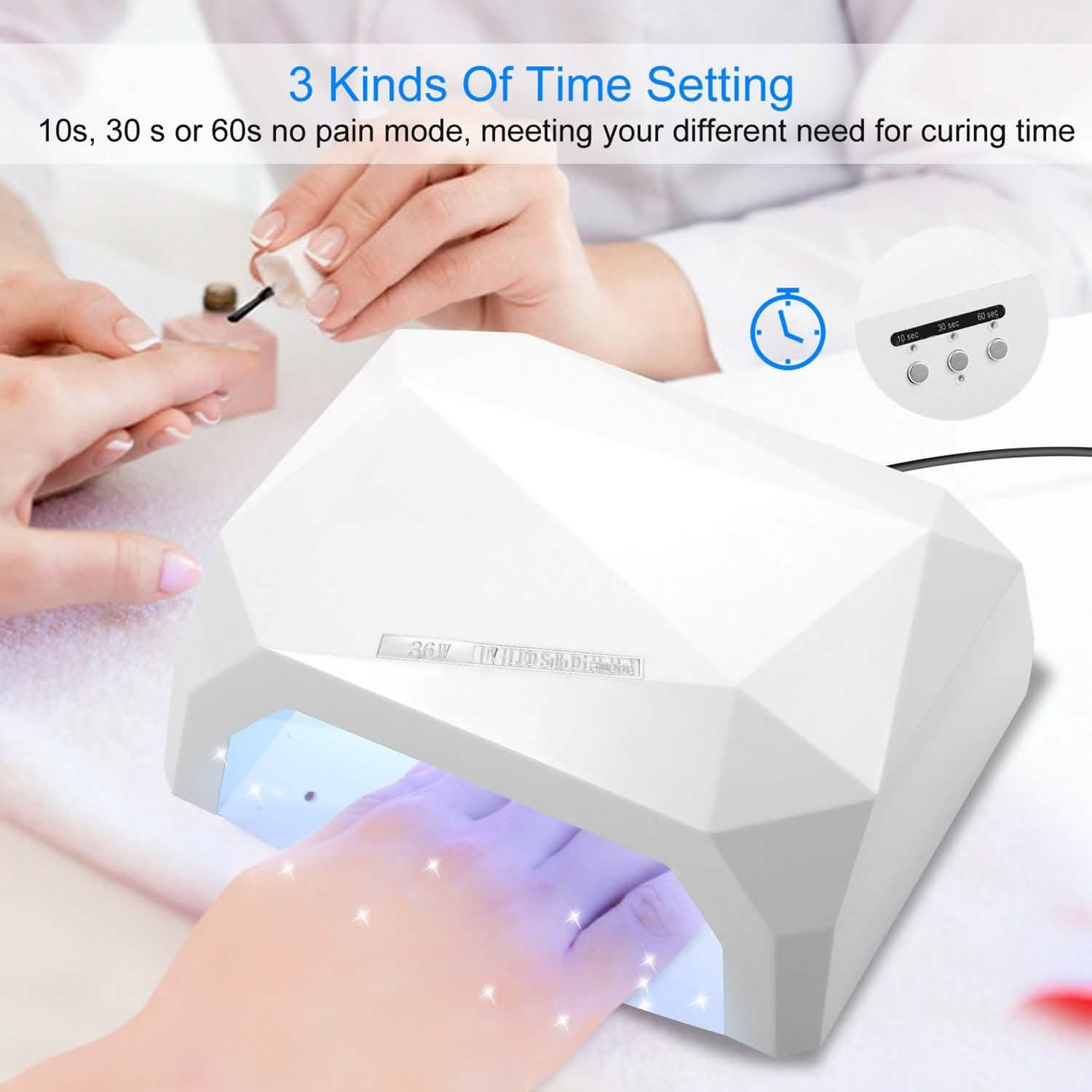 36W UV LED Lamp Nail Polish Dryer Beauty & Personal Care - Tophatter Daily Deals