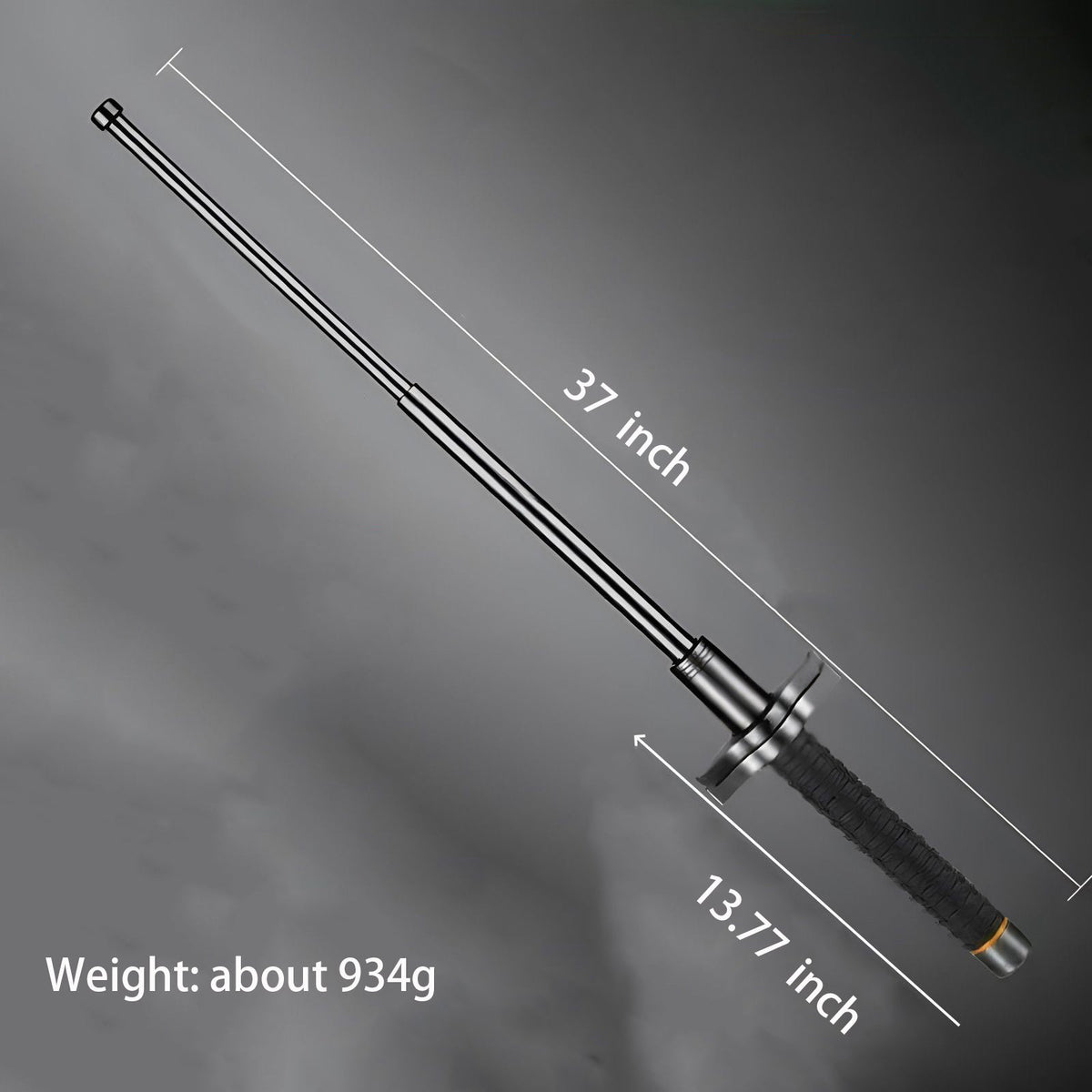 Self-defense blocking baton Titanium Black 37 inch - Tophatter Daily Deals