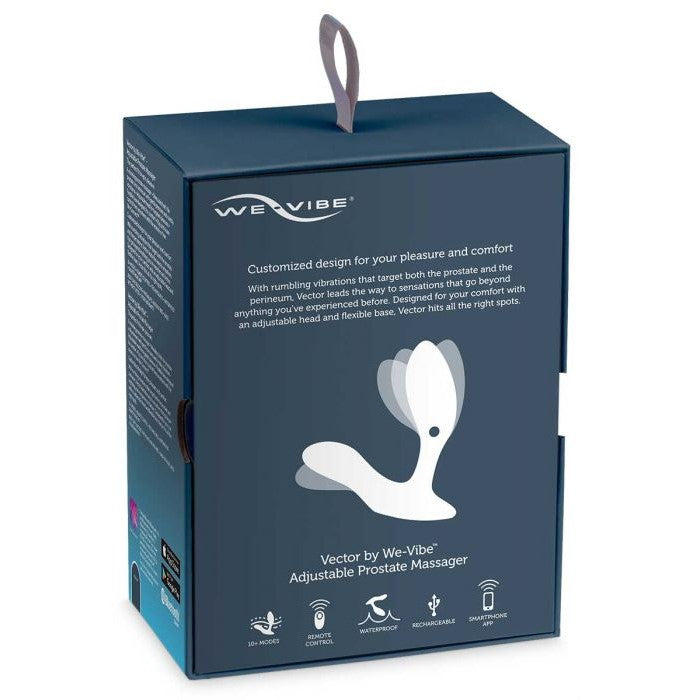 We-Vibe Vector Adjustable Prostate Vibrator in Blue Prostate Massager - Tophatter Daily Deals