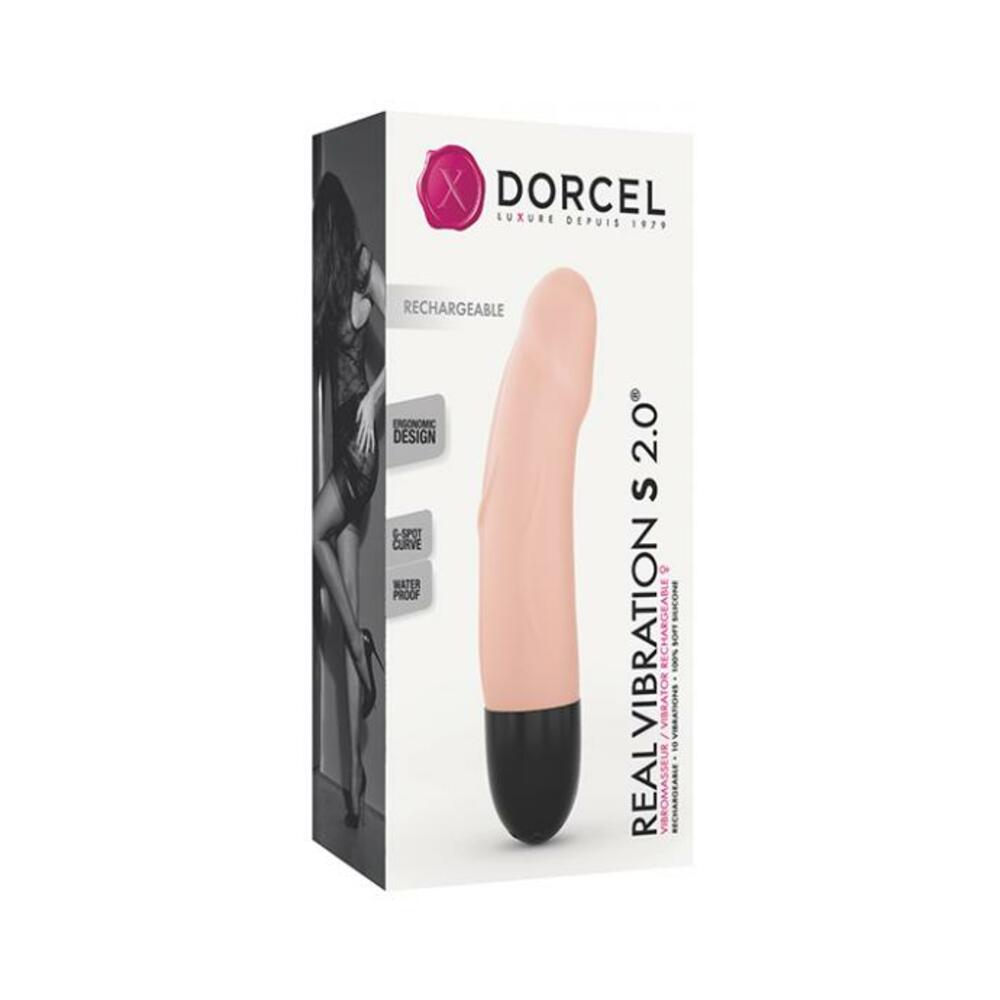 Dorcel Real Vibrations S 6" Rechargeable Vibrator - Flesh - Tophatter Daily Deals