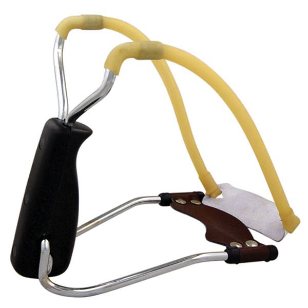 Metal Handle Sling Shot Slingshot - Tophatter's Guns'N'Weapons Store Collectible Weapons - Tophatter Daily Deals
