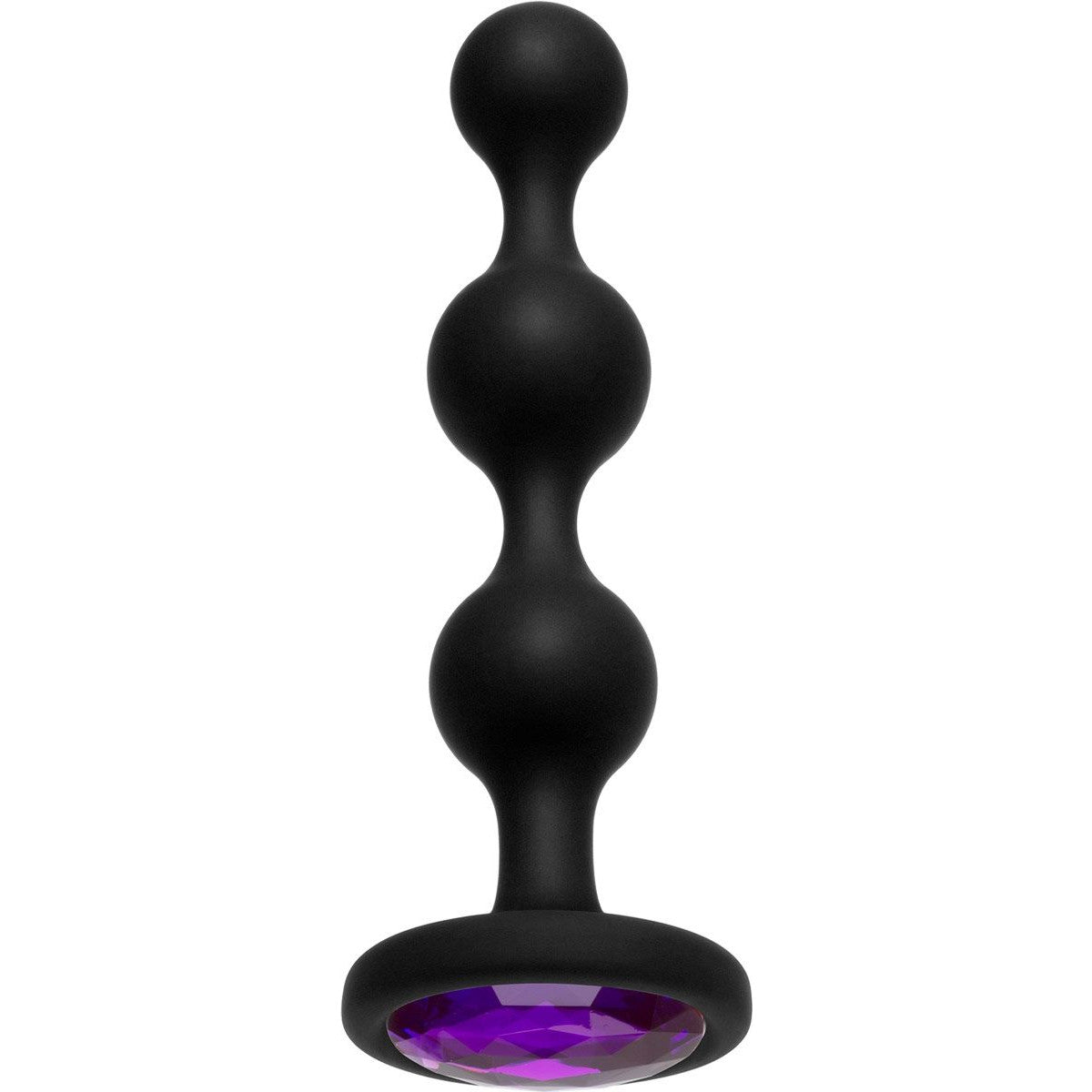 Booty Bling Jewelled Silicone Anal Beads in Purple Anal Sex Toys - Tophatter Daily Deals
