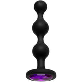 Booty Bling Jewelled Silicone Anal Beads in Purple Anal Sex Toys - Tophatter Daily Deals