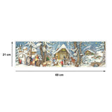 At the Stable Scene | Freestanding Traditional Christmas Paper Advent Calendar Advent Calendar - Tophatter Daily Deals
