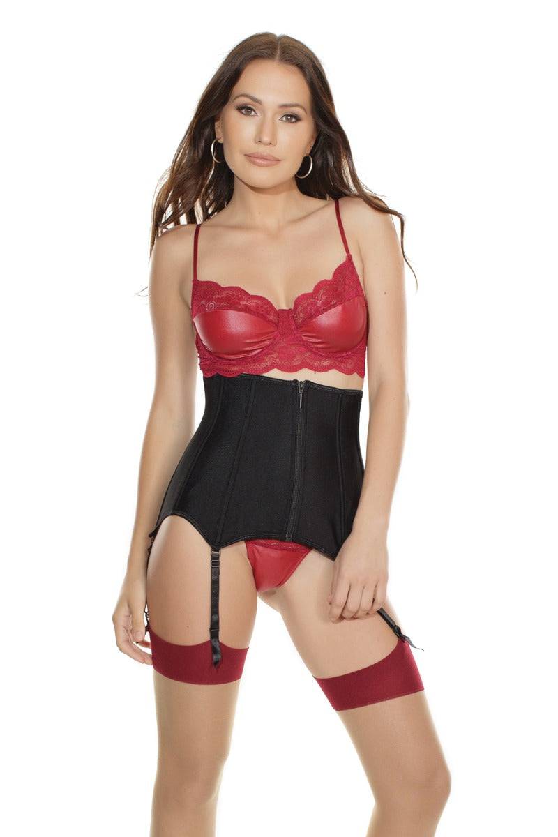 Coquette - 3729 - Waist Cincher Black Lingerie - Tophatter Daily Deals