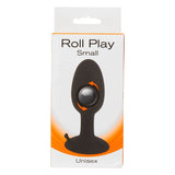 Roll Play Small Silicone Butt Plug in Black Anal Sex Toys - Tophatter Daily Deals