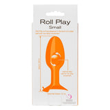 Roll Play Small Silicone Butt Plug in Black Anal Sex Toys - Tophatter Daily Deals