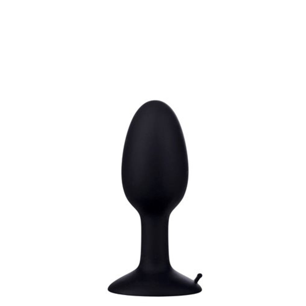 Roll Play Small Silicone Butt Plug in Black Anal Sex Toys - Tophatter Daily Deals