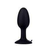 Roll Play Medium Silicone Butt Plug in Black Anal Sex Toys - Tophatter Daily Deals