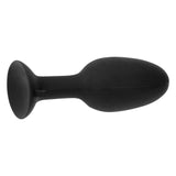 Roll Play Medium Silicone Butt Plug in Black Anal Sex Toys - Tophatter Daily Deals