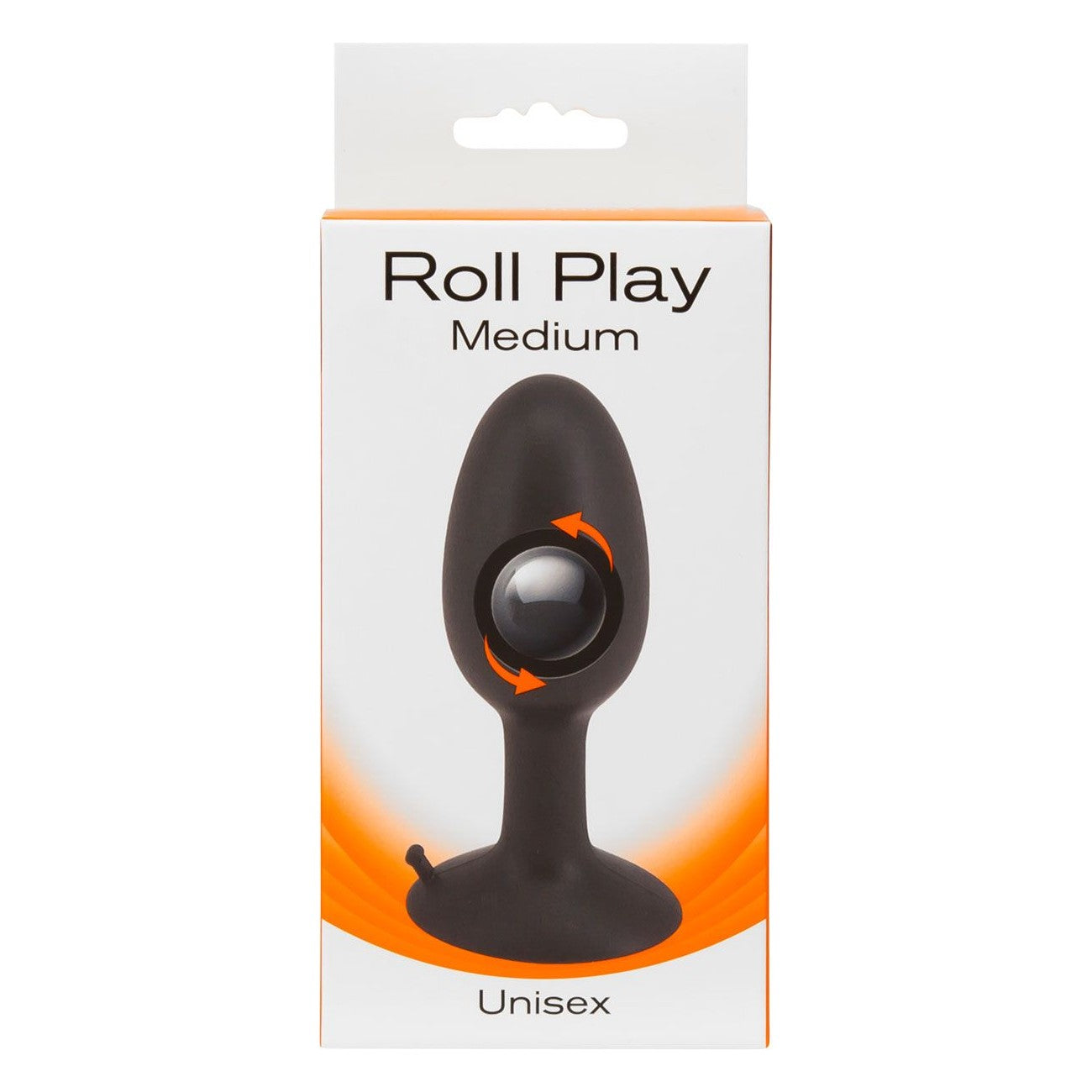 Roll Play Medium Silicone Butt Plug in Black Anal Sex Toys - Tophatter Daily Deals