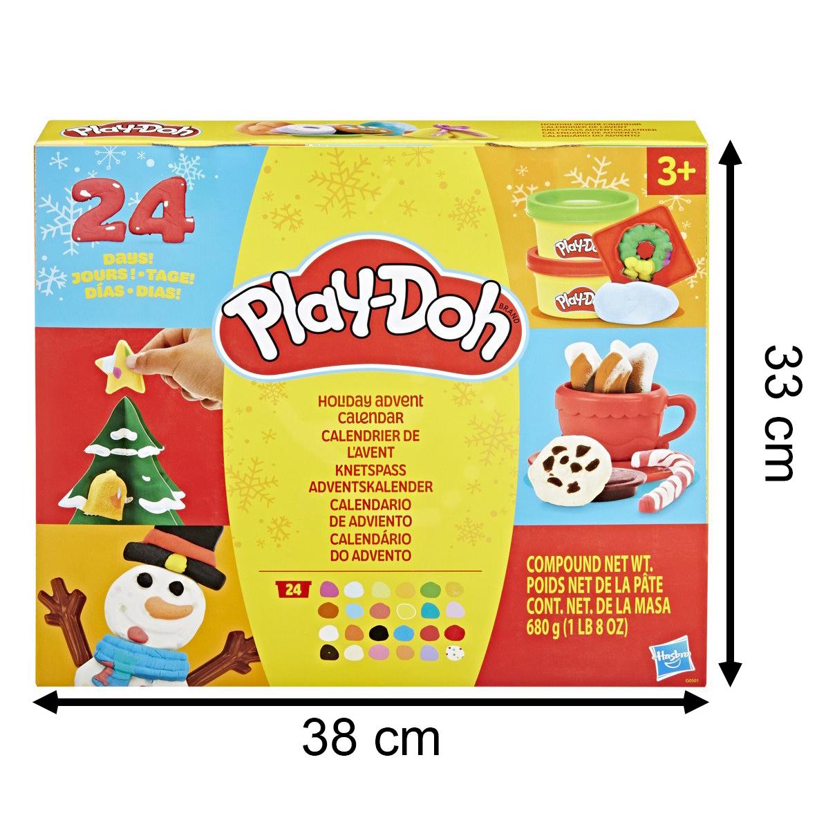 Play-Doh Christmas Advent Calendar with 24 Cans and 28 Fun Tools for Kids Advent Calendar - Tophatter Daily Deals