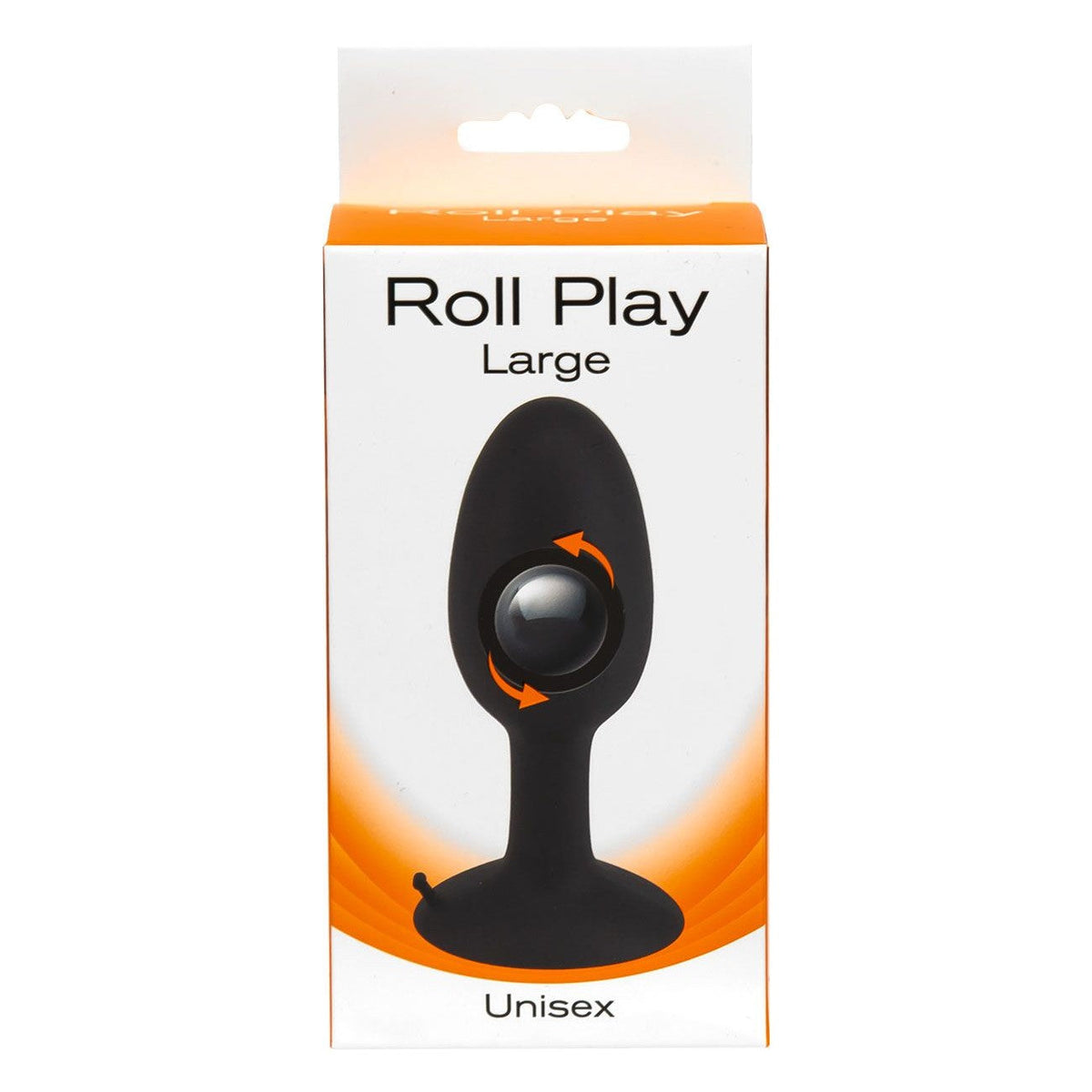 Roll Play Large Silicone Butt Plug in Black Anal Sex Toys - Tophatter Daily Deals