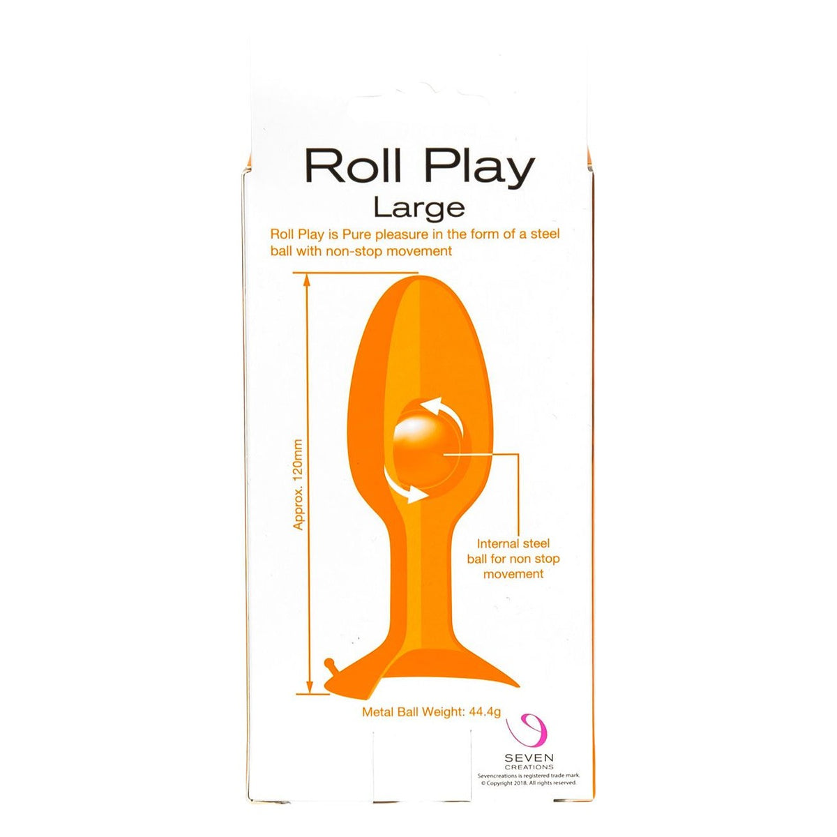 Roll Play Large Silicone Butt Plug in Black Anal Sex Toys - Tophatter Daily Deals