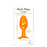 Roll Play Large Silicone Butt Plug in Black Anal Sex Toys - Tophatter Daily Deals