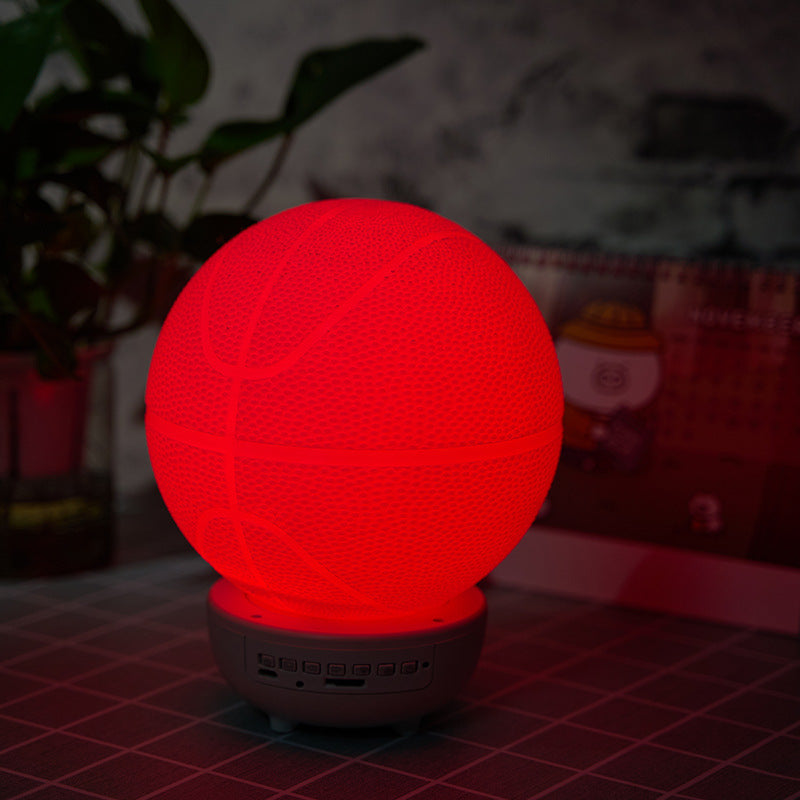3d Printed Basketball Night Light Voice-activated Bluetooth Speaker 7 - Tophatter Daily Deals