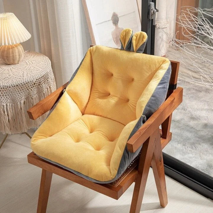 Coccyx Pain Relief Memory Foam Seat Cushion Ergonomic Yellow - Tophatter Daily Deals