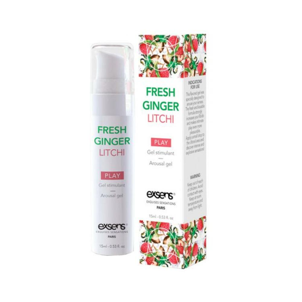 Exsens Arousal Gel Fresh Ginger Lychee 0.5 Oz. - Tophatter Daily Deals
