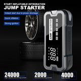 Automobile Emergency Start Power Source Car Built-in Inflatable 0 - Tophatter Daily Deals