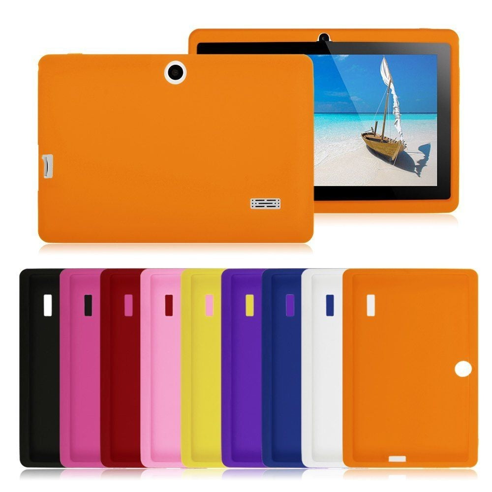 Silicone Back Cover Protective Case for 7" Tablet PC - Assorted Colors Tablet Case - Tophatter Daily Deals