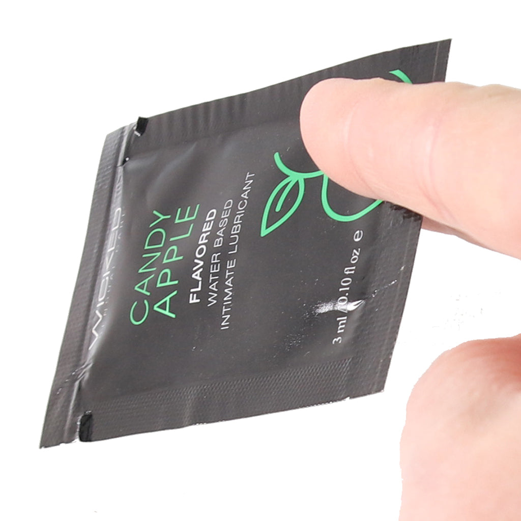 Aqua Flavored Lube .10oz/3ml in Candy Apple Lubes and Lotions > Flavored Sex Lubes - Tophatter Daily Deals