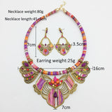 Bohemian drop stone alloy jewelry set 0 - Tophatter Daily Deals