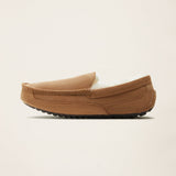 Australian Shearling Tread Men's Moccasin Slippers - Tophatter Daily Deals